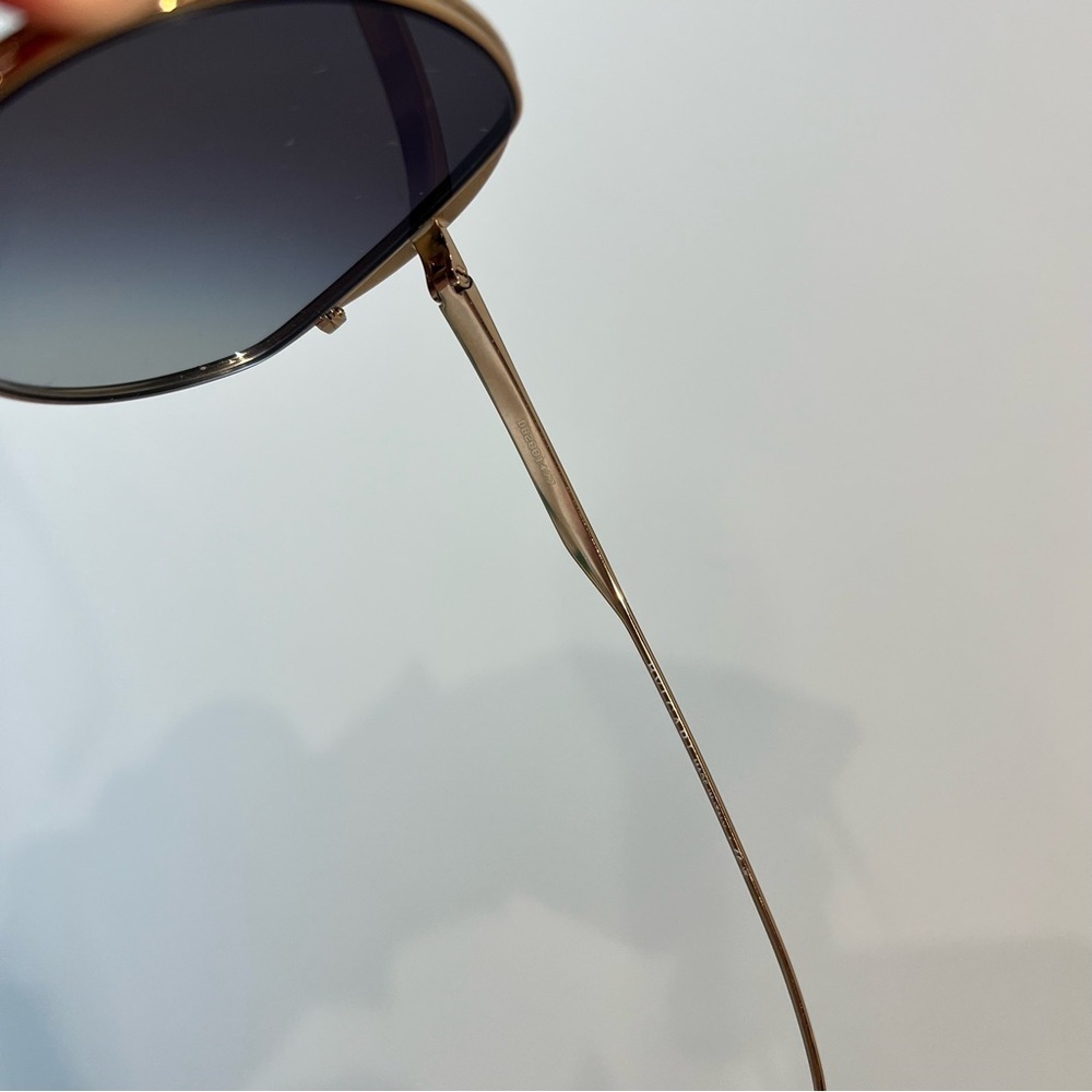 BVLGARI Black Round Sunglasses - Picture 8 of 9